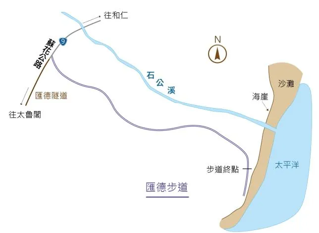 匯德步道 看山看海看火車