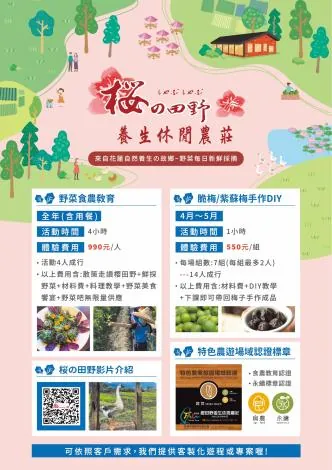 櫻の田野養生休閒農莊